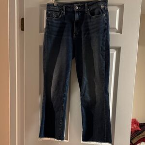 Joe's Jeans Dark Blue Ankle Cropped Jeans